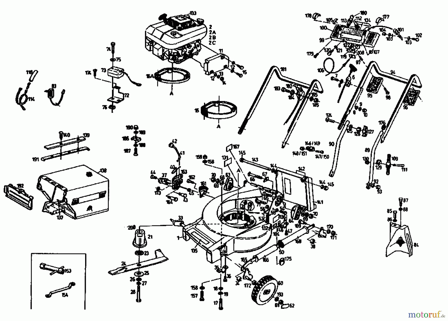  Gutbrod Tondeuse thermique MH 454 T 04004.04  (1993) Machine de base