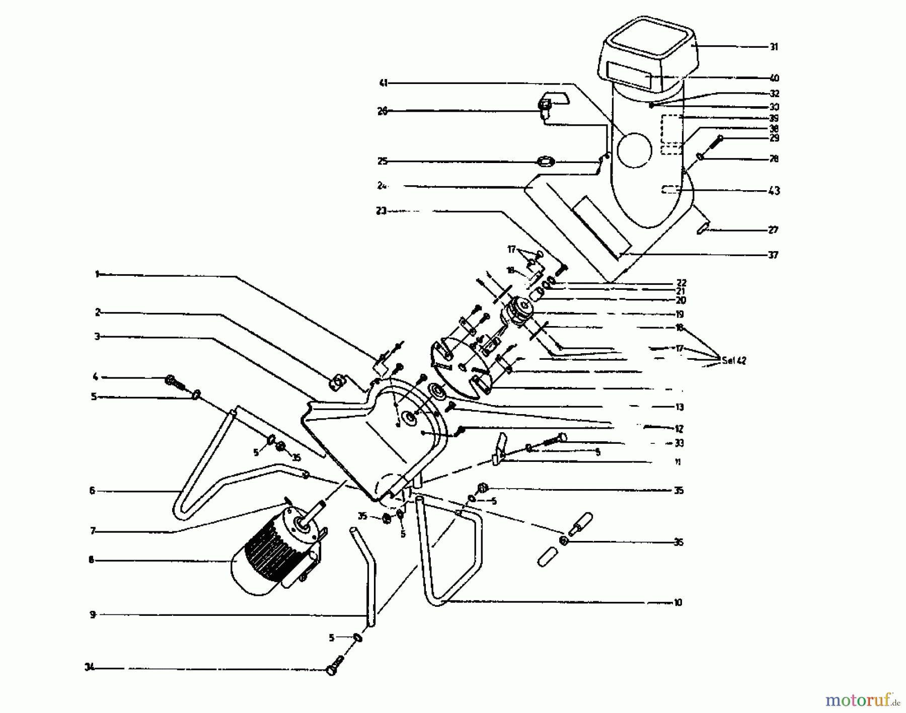  Gutbrod Broyeur GAE 13 04002.03  (1993) Machine de base