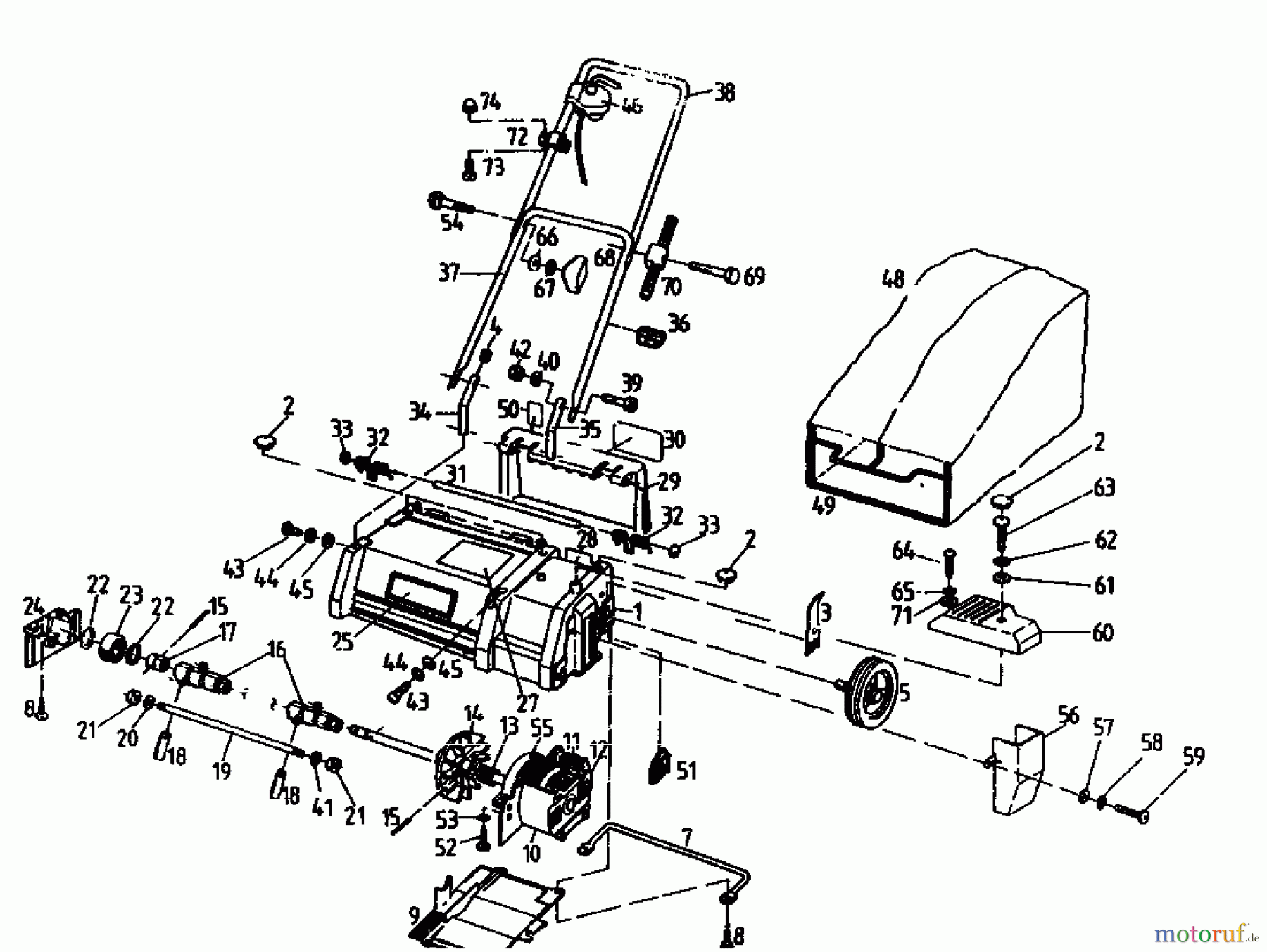  Diana Scarificateur électrique 132 VE 02801.06  (1994) Machine de base