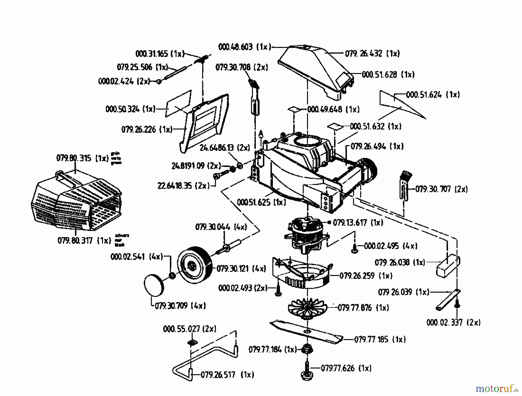  Stinnes Pro Tondeuse électrique PRO-EH 32 02823.05  (1994) Machine de base