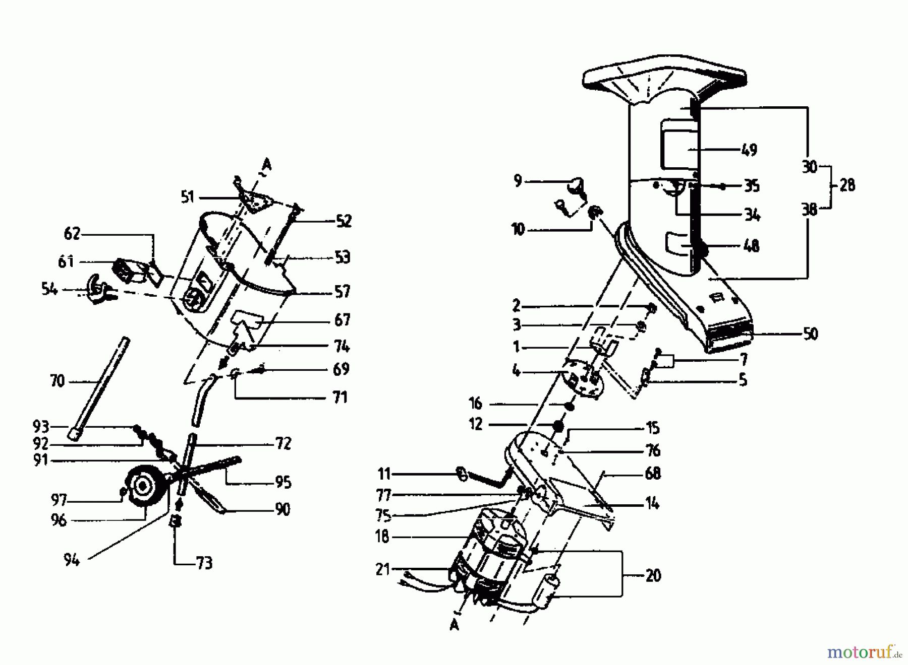 Golf Broyeur 3180 KEB 02812.04 (1994) Machine de base