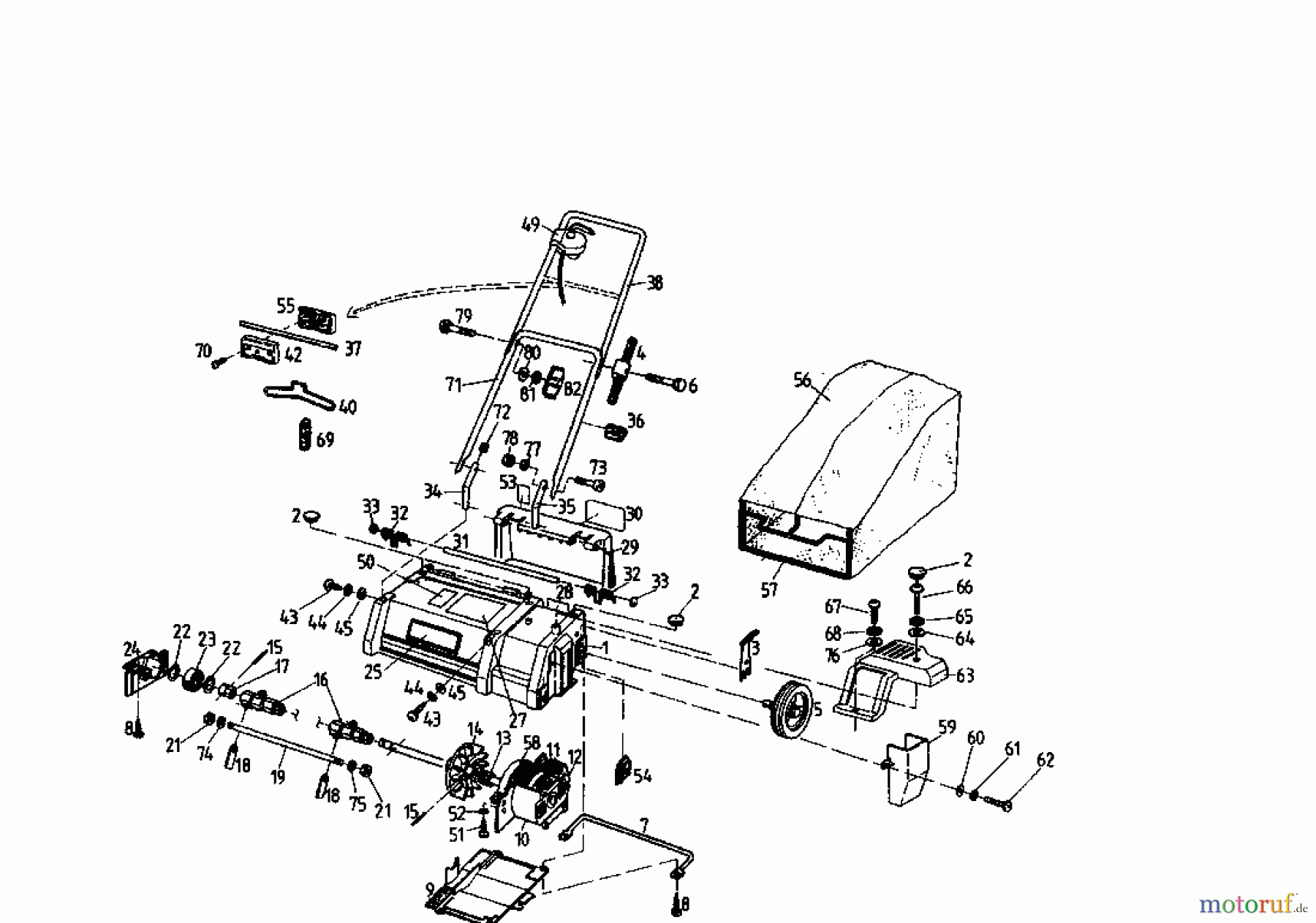  Gutbrod Scarificateur électrique VE 33 02826.02  (1995) Machine de base