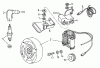 Gutbrod BM 100-2/G 07508.06 (1996) Pièces détachées Volant, Allumage