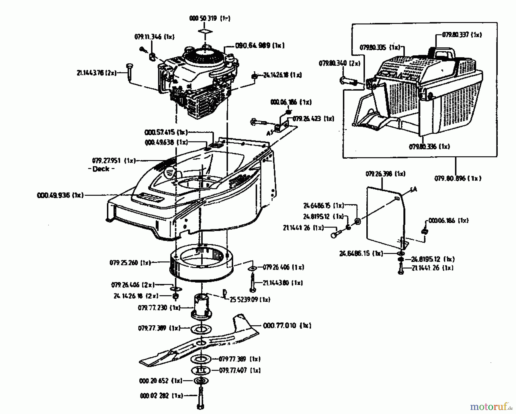  Gutbrod Tondeuse thermique HB 48 02814.08  (1996) Machine de base
