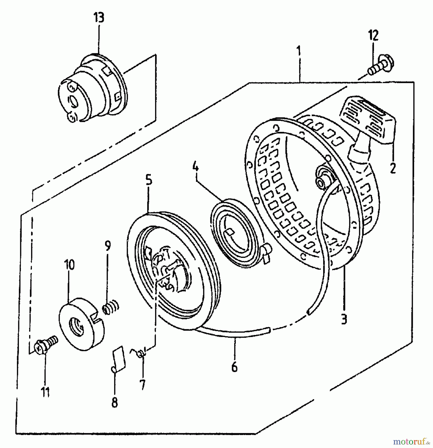  Gutbrod Motobineuse MB 62-52 K 07518.03  (1996) Lanceur