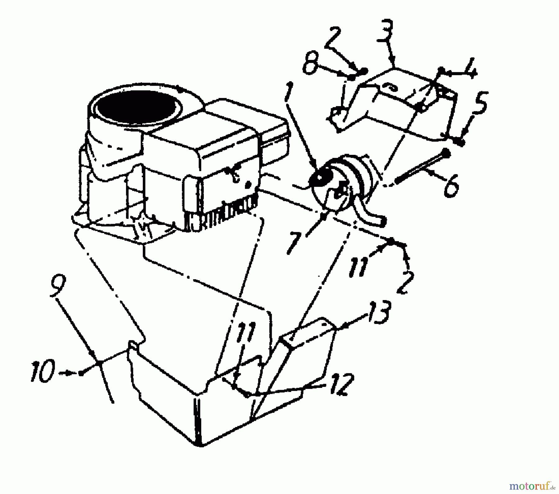  Bricolage Tracteurs de pelouse 125/76 136L452C615  (1996) Accessoires moteur