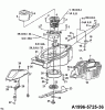 MTD E 40 04030.04 (1996) Listas de piezas de repuesto y dibujos Electric motor, Gras box, Blade