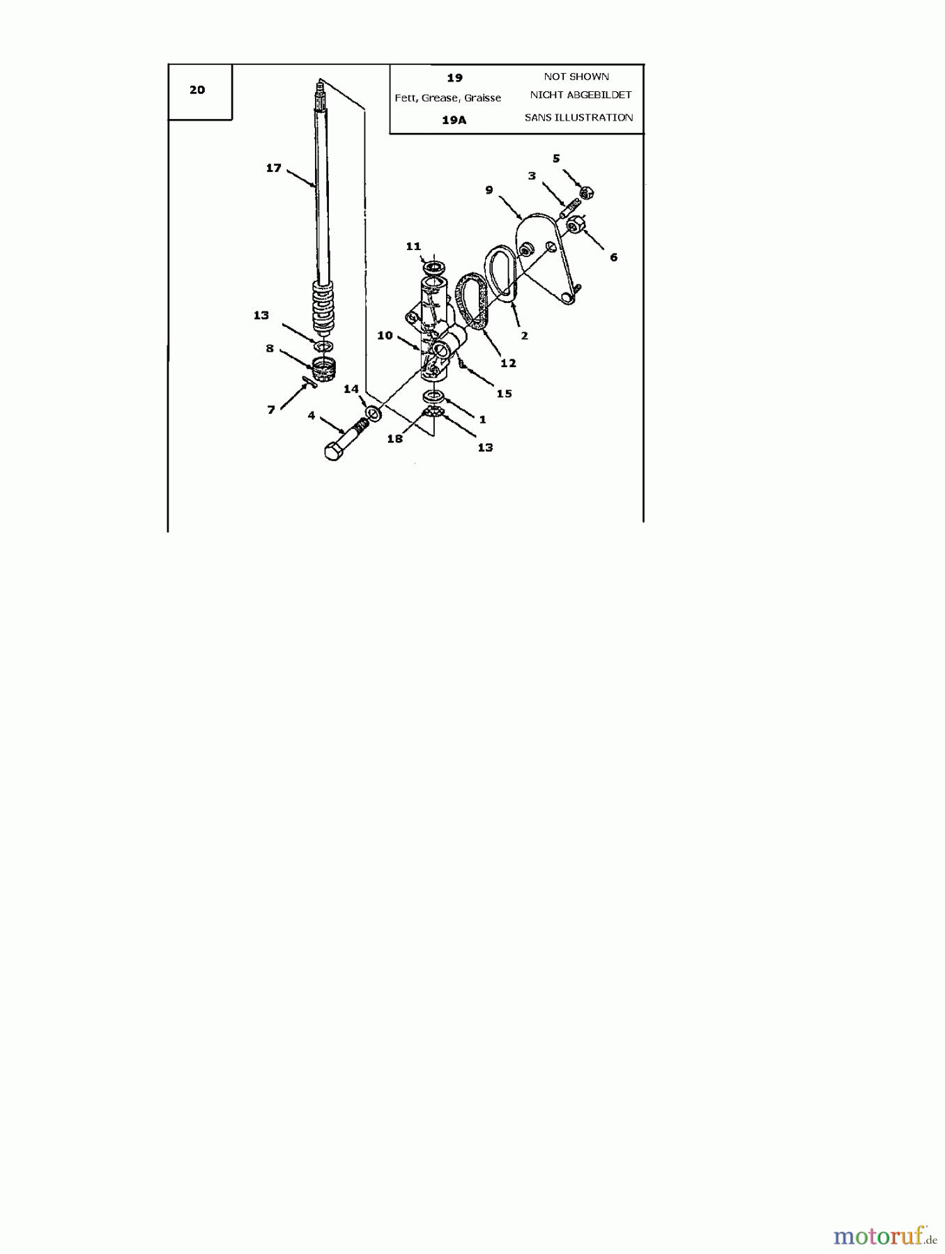  MTD Rasentraktoren 16/107 135T615G678  (1995) Lenkung