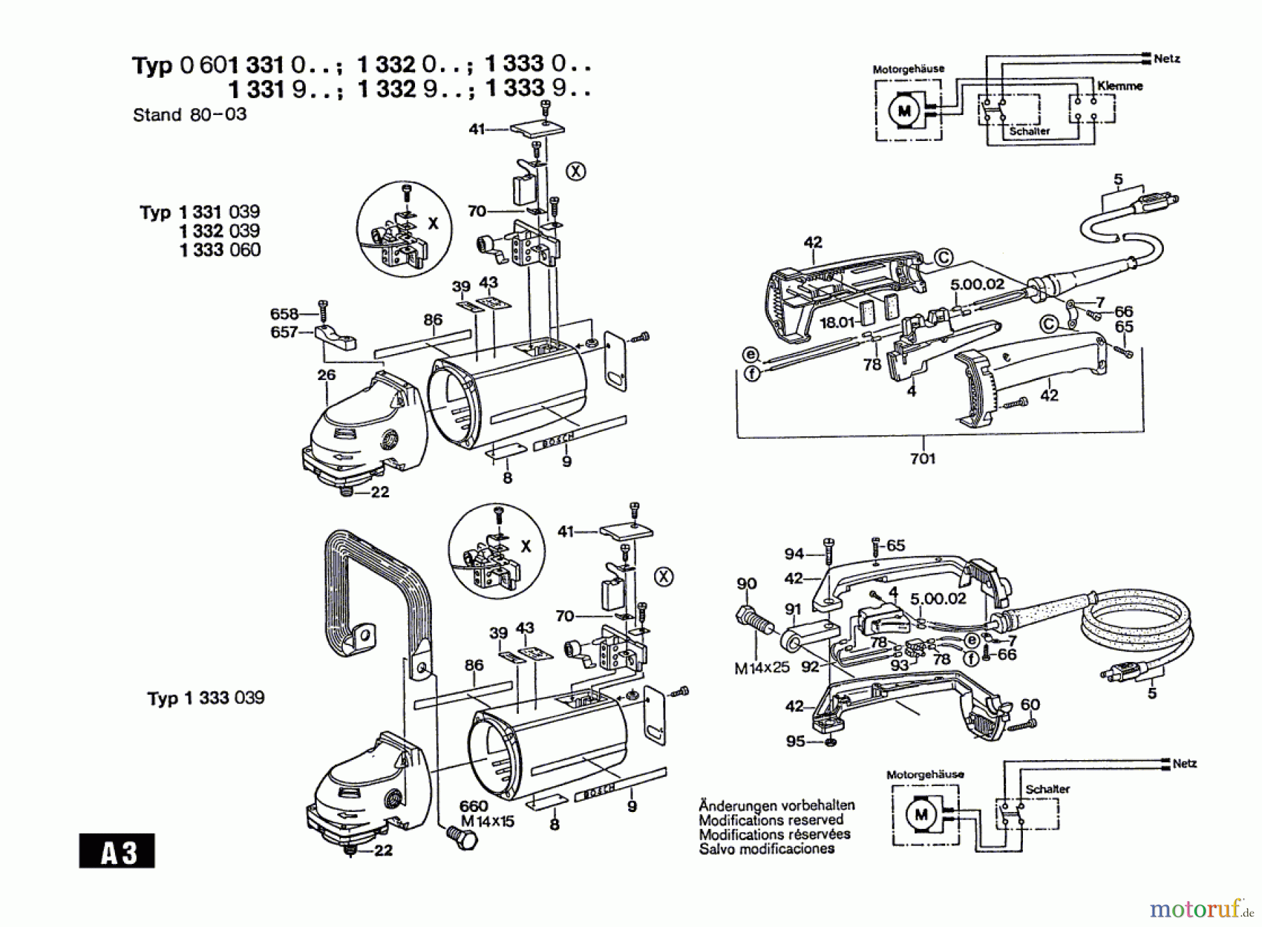  Bosch Werkzeug Winkelschleifer ---- Seite 2