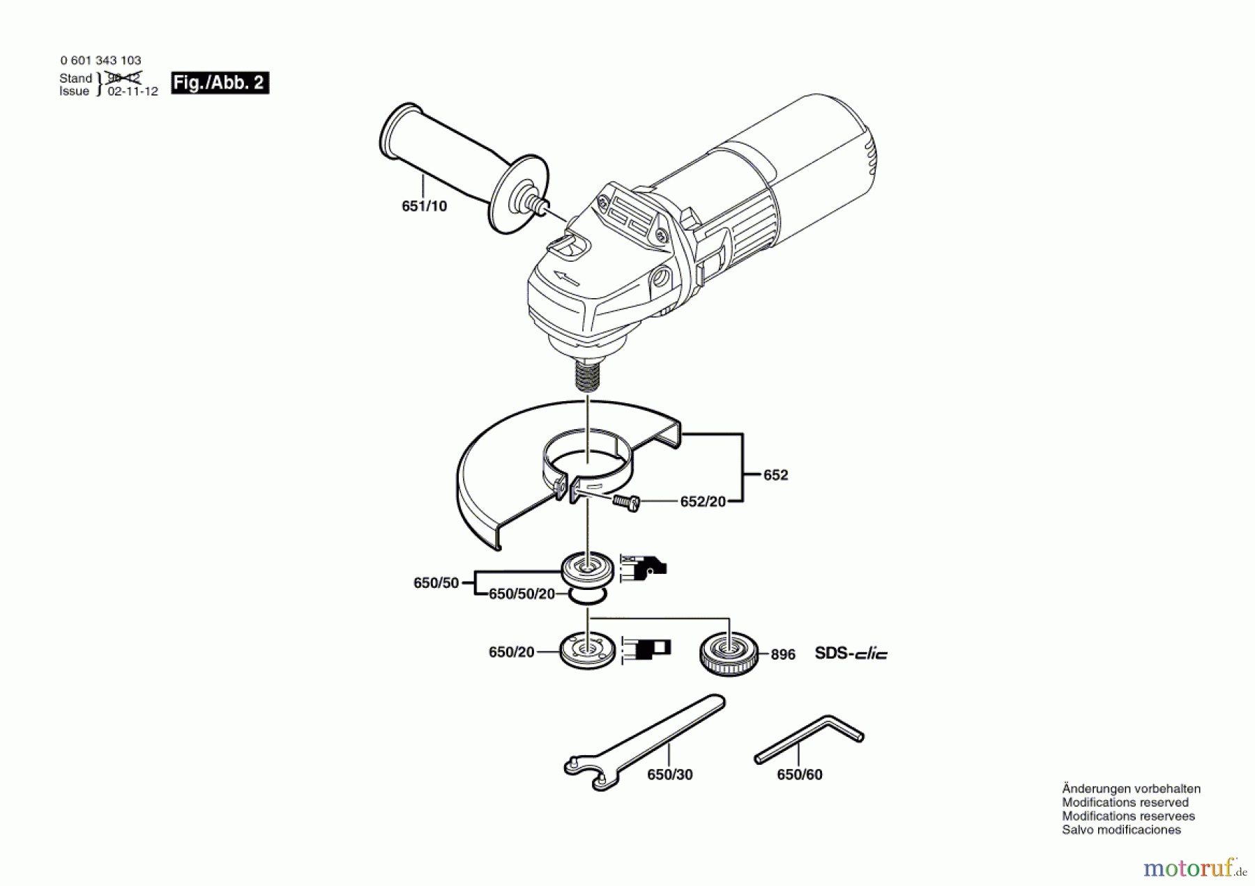  Bosch Werkzeug Winkelschleifer GWS 9-125 CM Seite 2