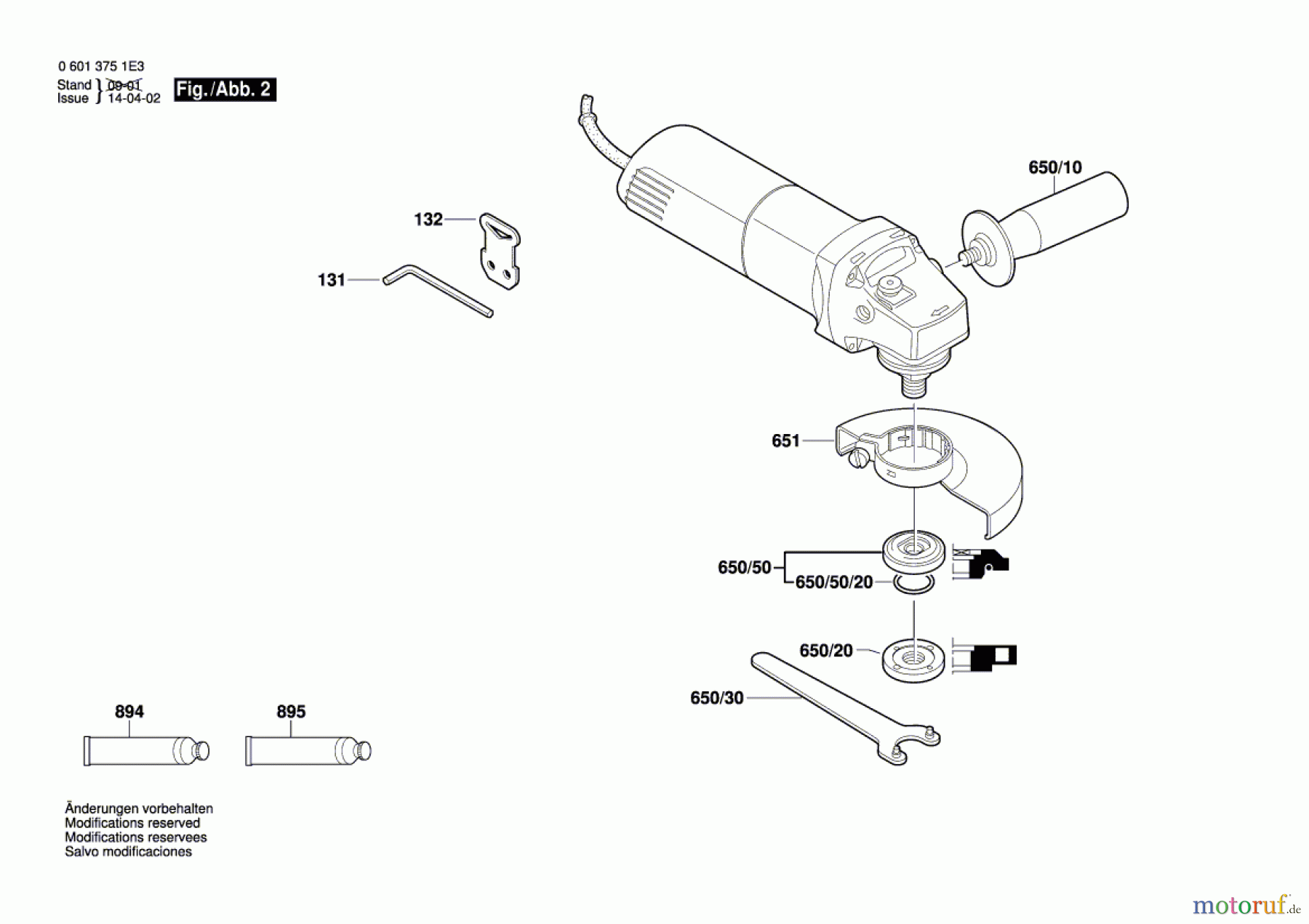  Bosch Werkzeug Winkelschleifer GWS 6-125 Seite 2