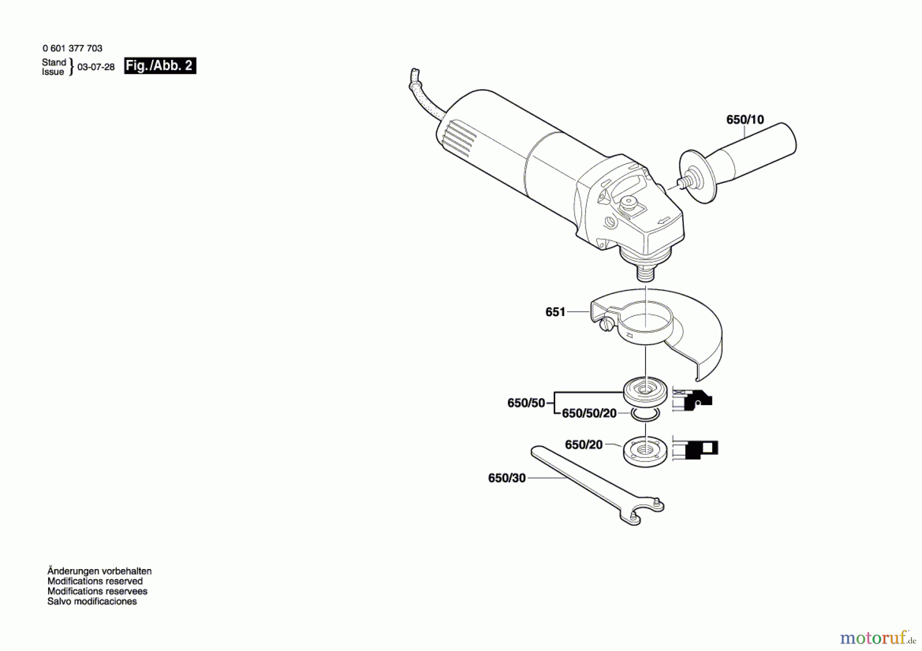  Bosch Werkzeug Winkelschleifer GWS 8-125 C Seite 2