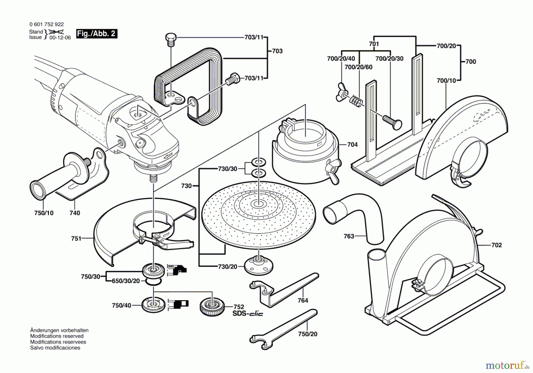  Bosch Werkzeug Winkelschleifer GWS 2000-23 J Seite 2