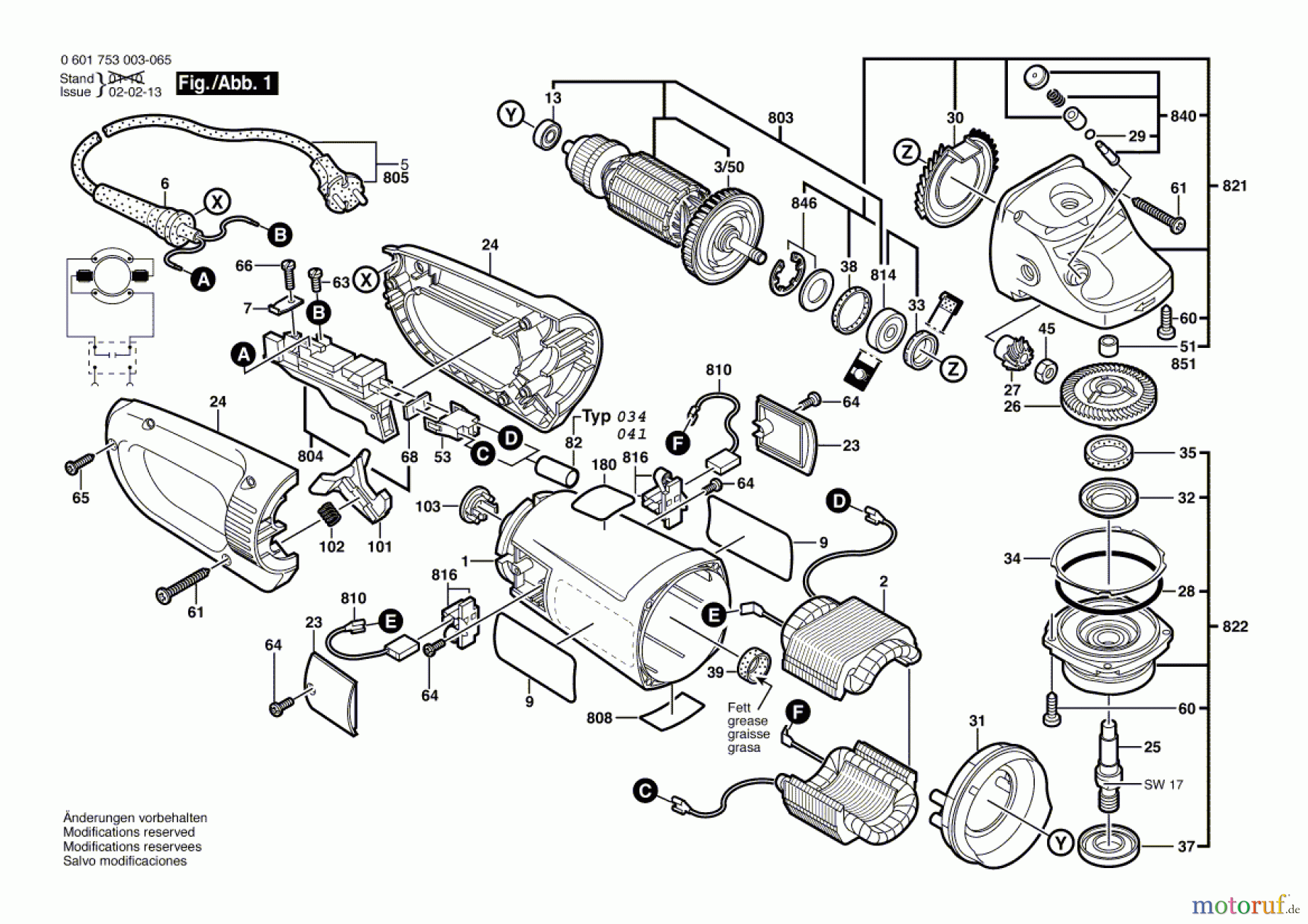  Bosch Werkzeug Winkelschleifer GWS 23-180 Seite 1