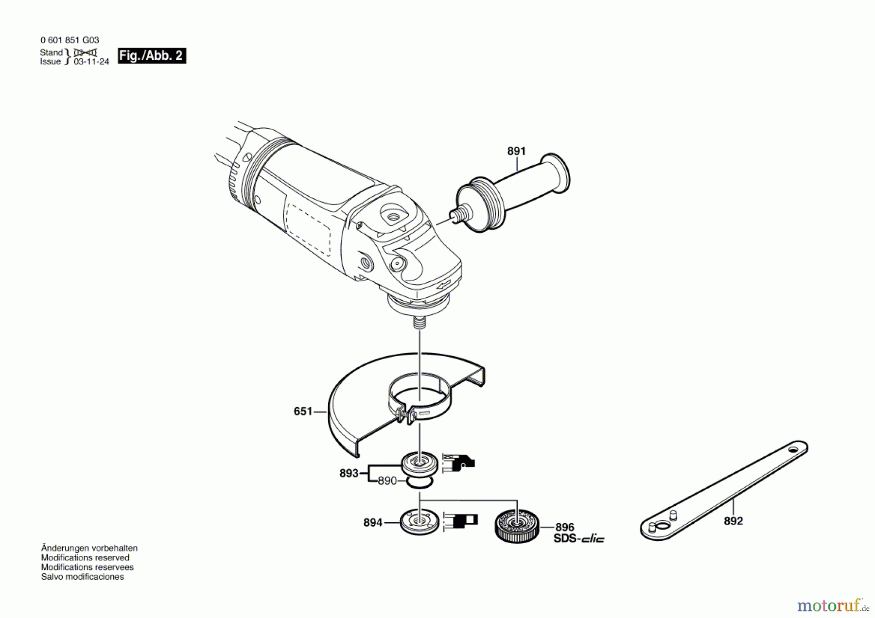  Bosch Werkzeug Winkelschleifer GWS 21-180 JHV Seite 2