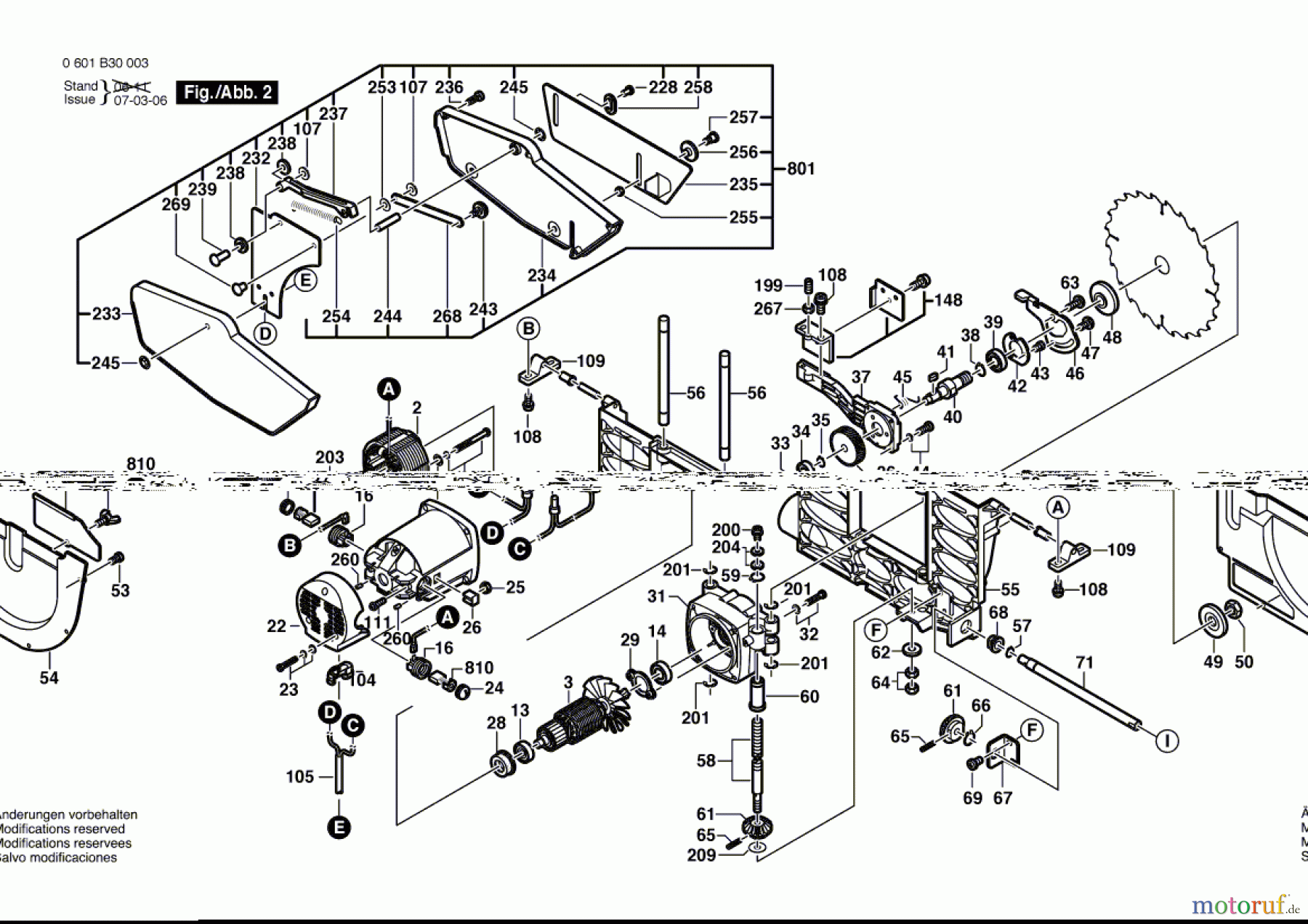  Bosch Werkzeug Tischkreissäge GTS 10 Seite 2