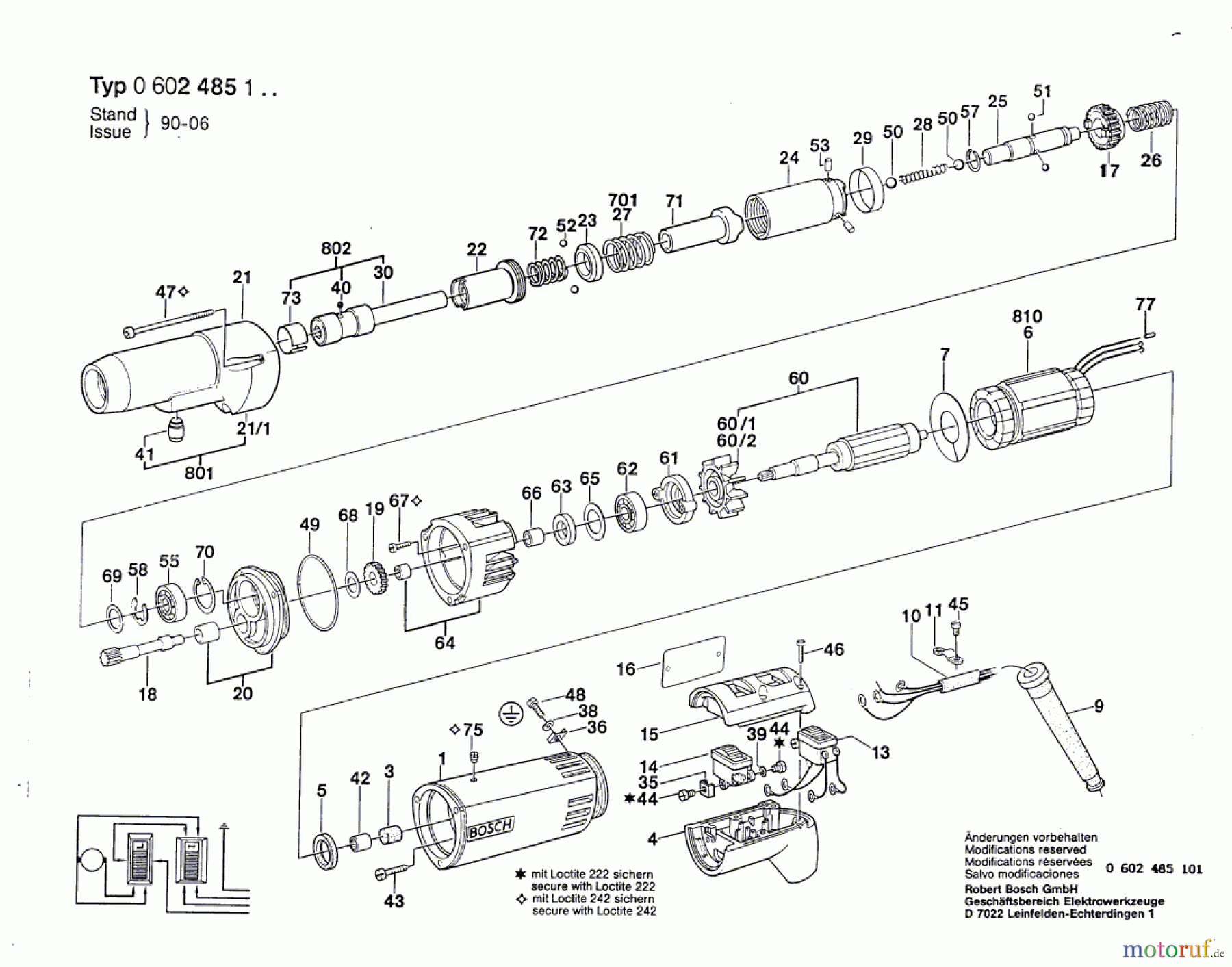  Bosch Werkzeug Hf-Abschaltschrauber ---- Seite 1
