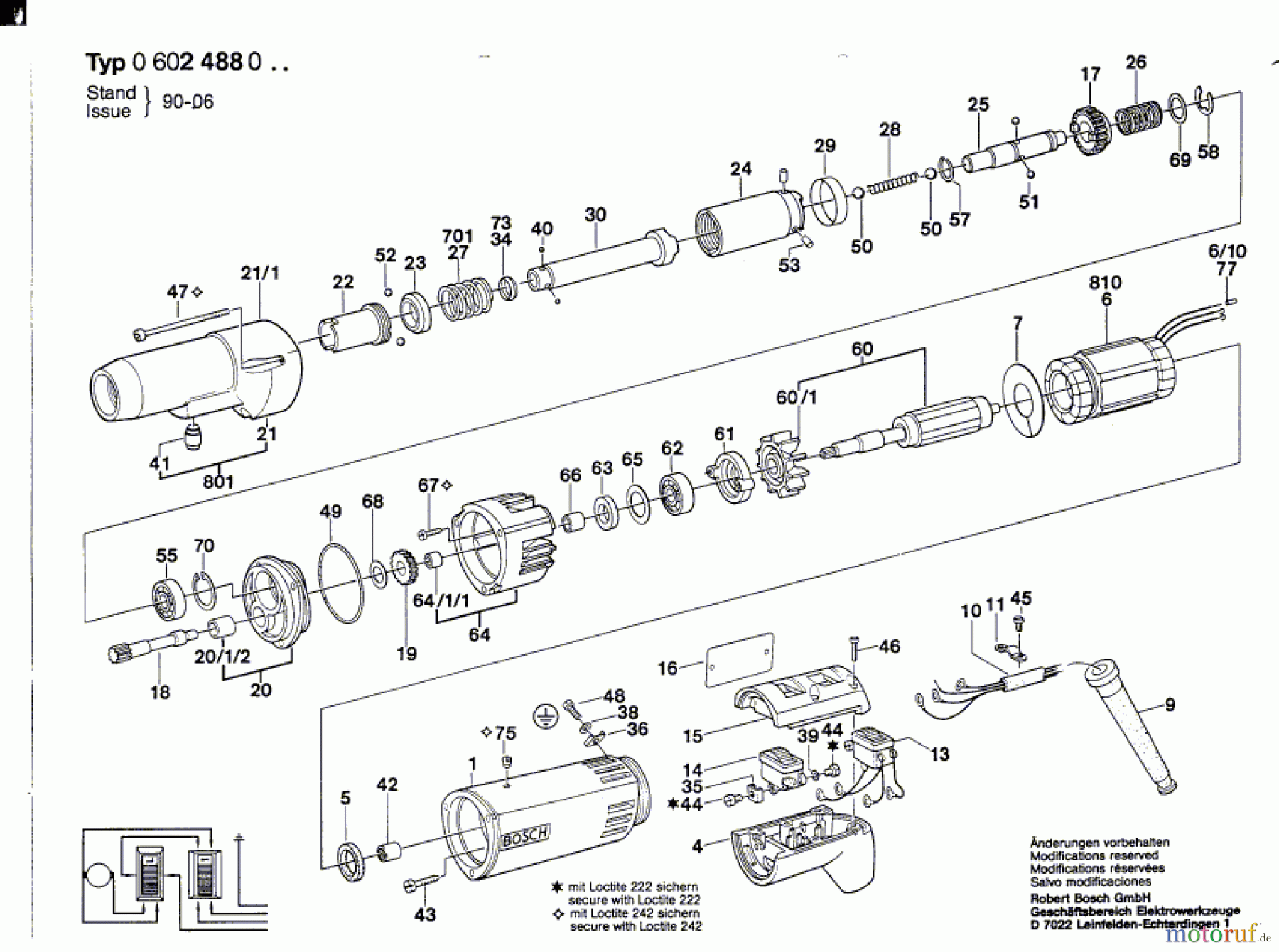  Bosch Werkzeug Hf-Abschaltschrauber ---- Seite 1