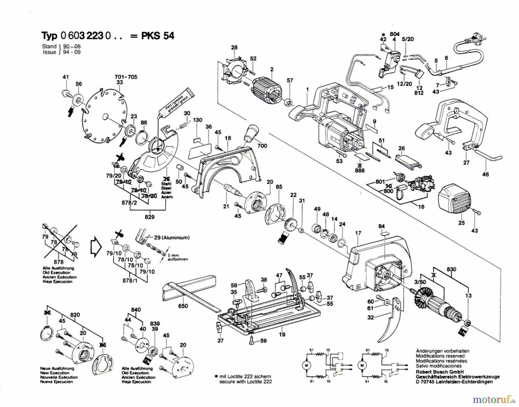  Bosch Werkzeug Handkreissäge PKS 54 Seite 1