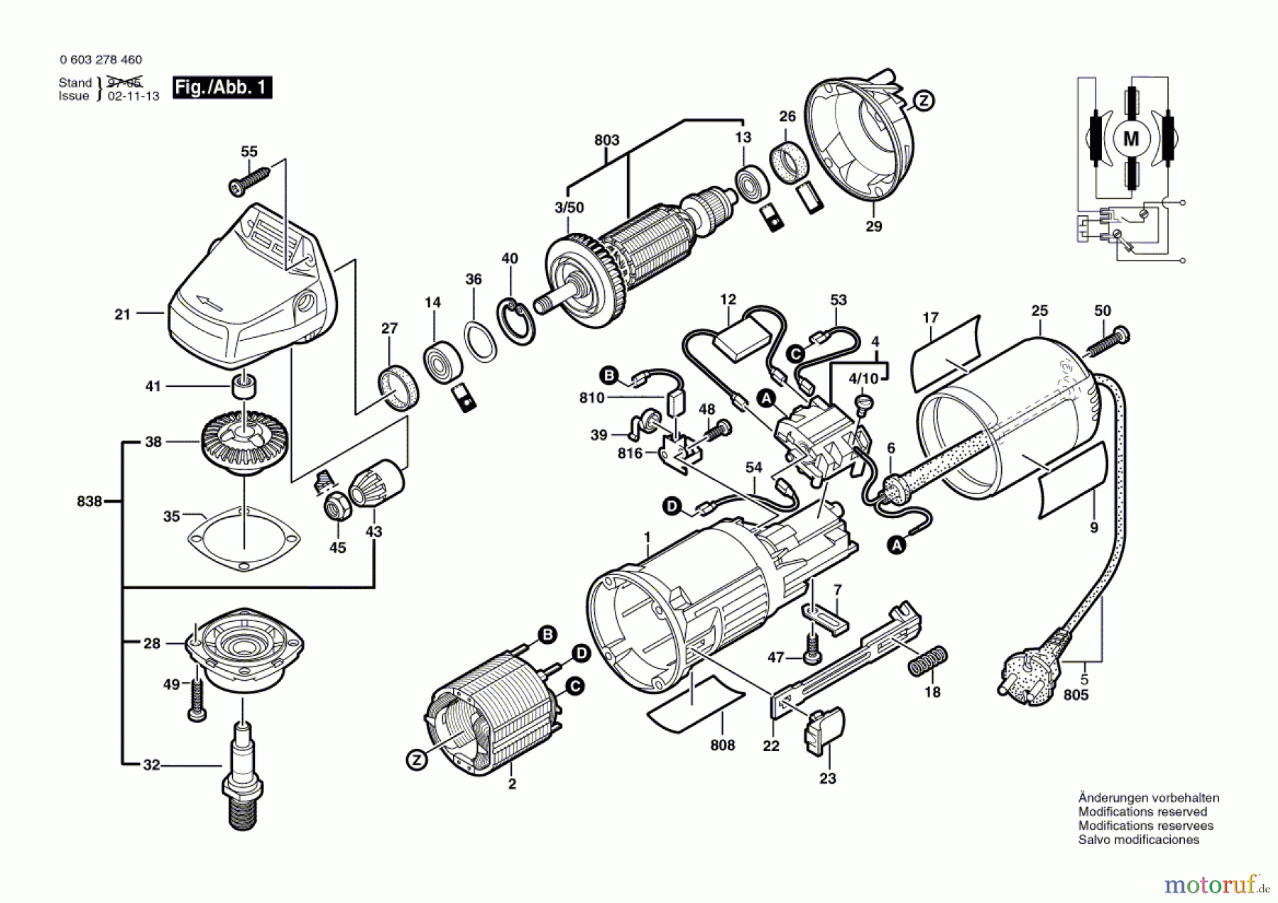  Bosch Werkzeug Winkelschleifer PWS 550 Seite 1