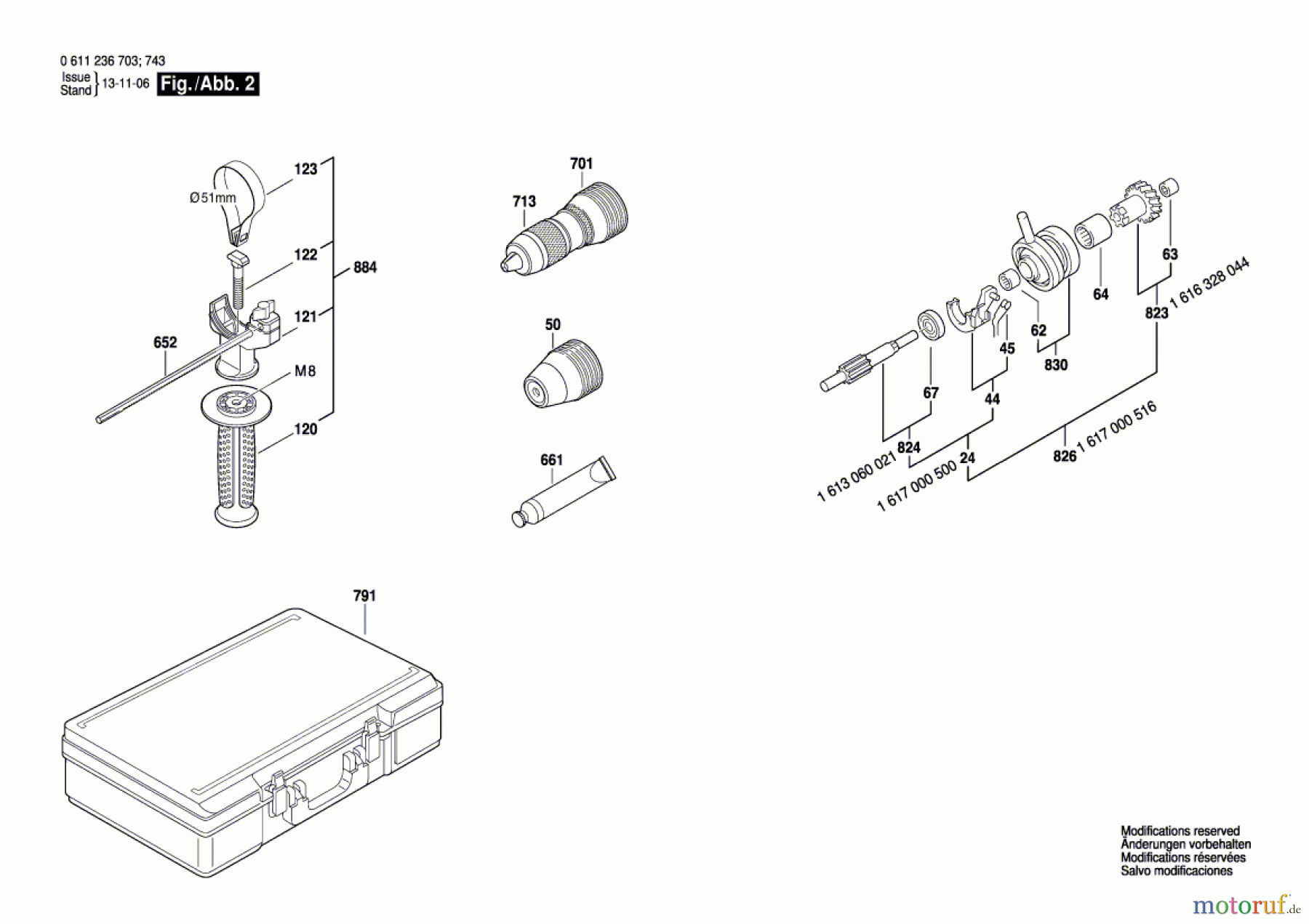  Bosch Werkzeug Bohrhammer GBH 4 DFE Seite 2