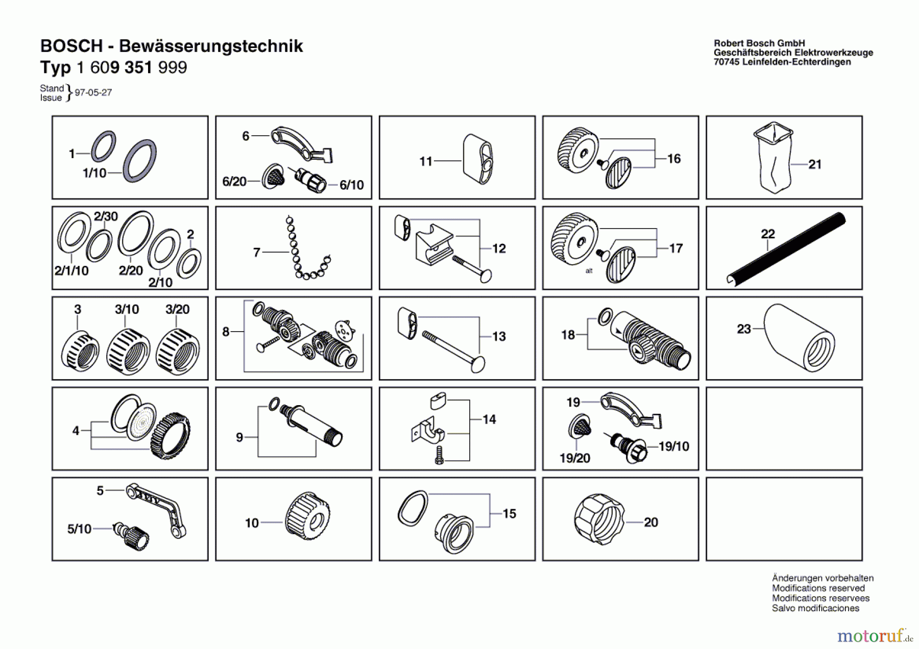  Bosch Werkzeug Halteklammer ---- Seite 1
