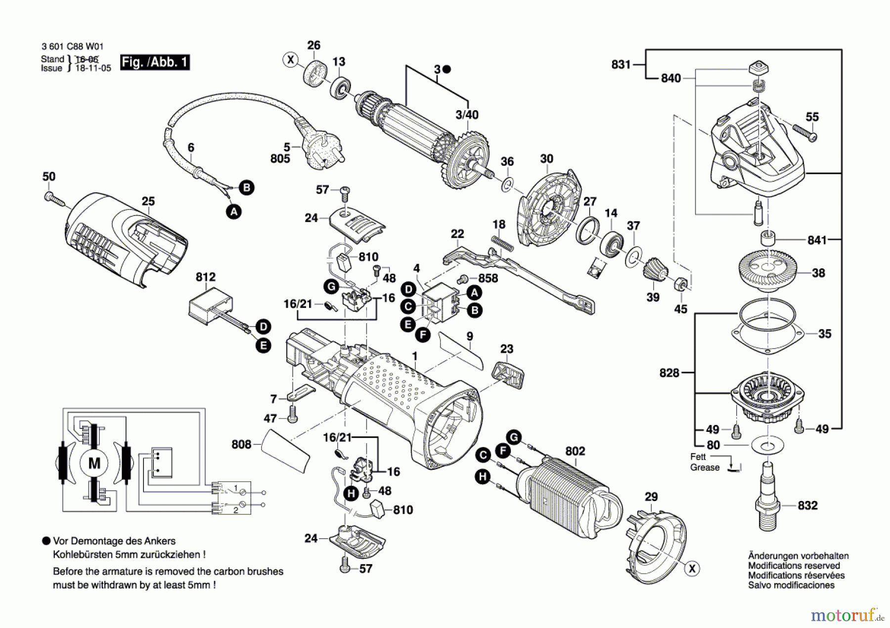  Bosch Werkzeug Winkelschleifer EWS 7-125 BASIC Seite 1