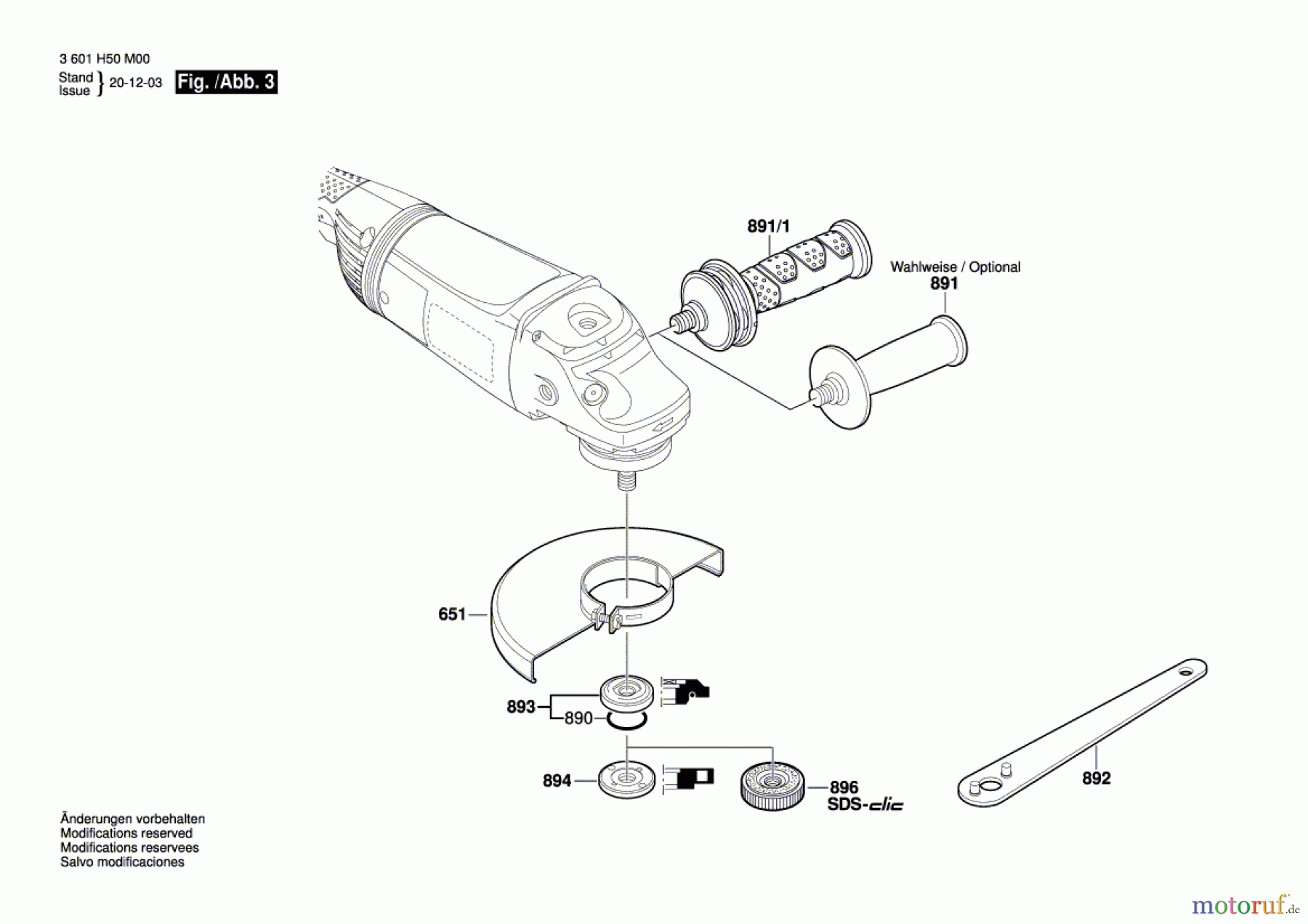  Bosch Werkzeug Winkelschleifer GWS 20-230JH Seite 3