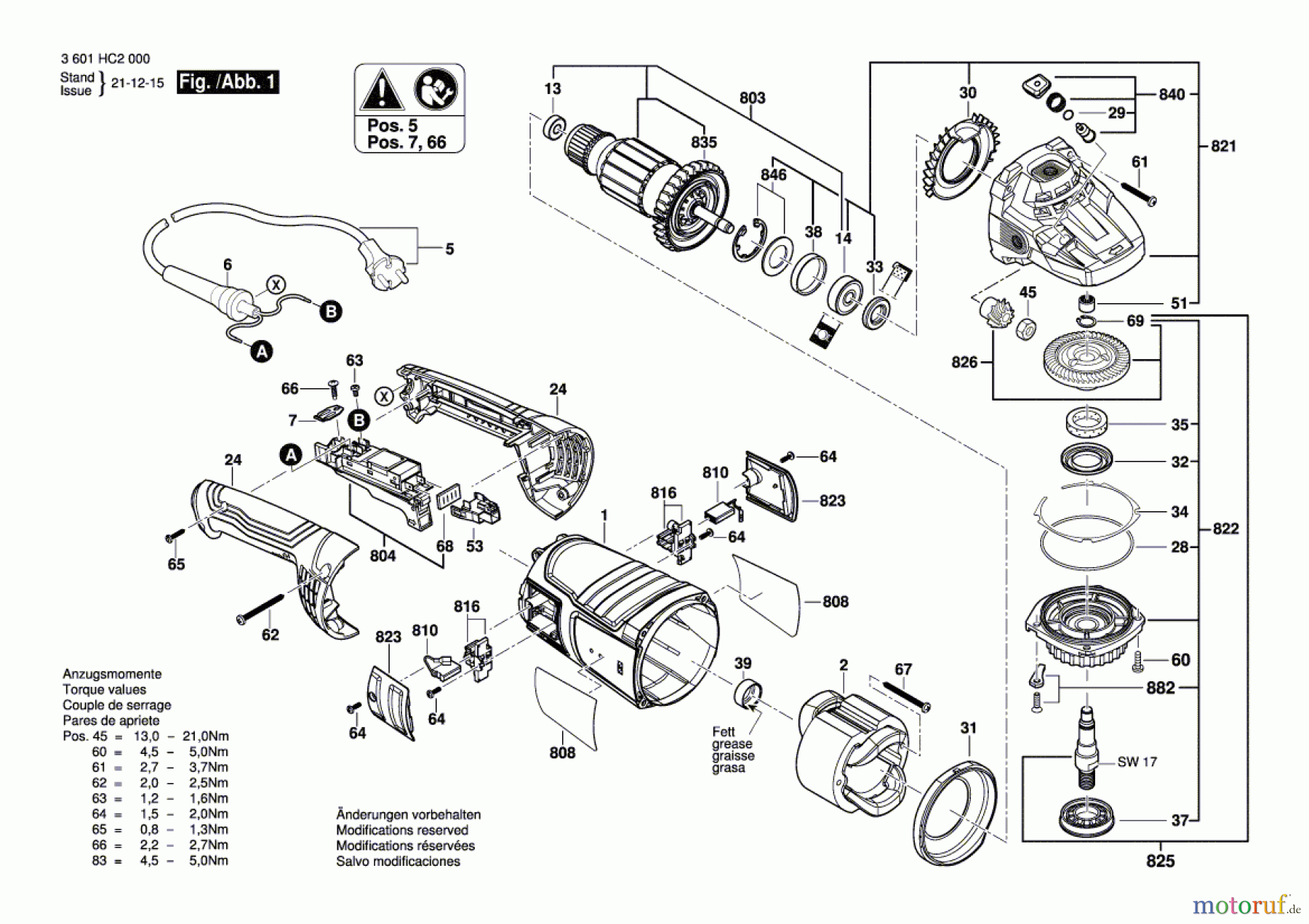  Bosch Werkzeug Winkelschleifer GWS 24-180P Seite 1