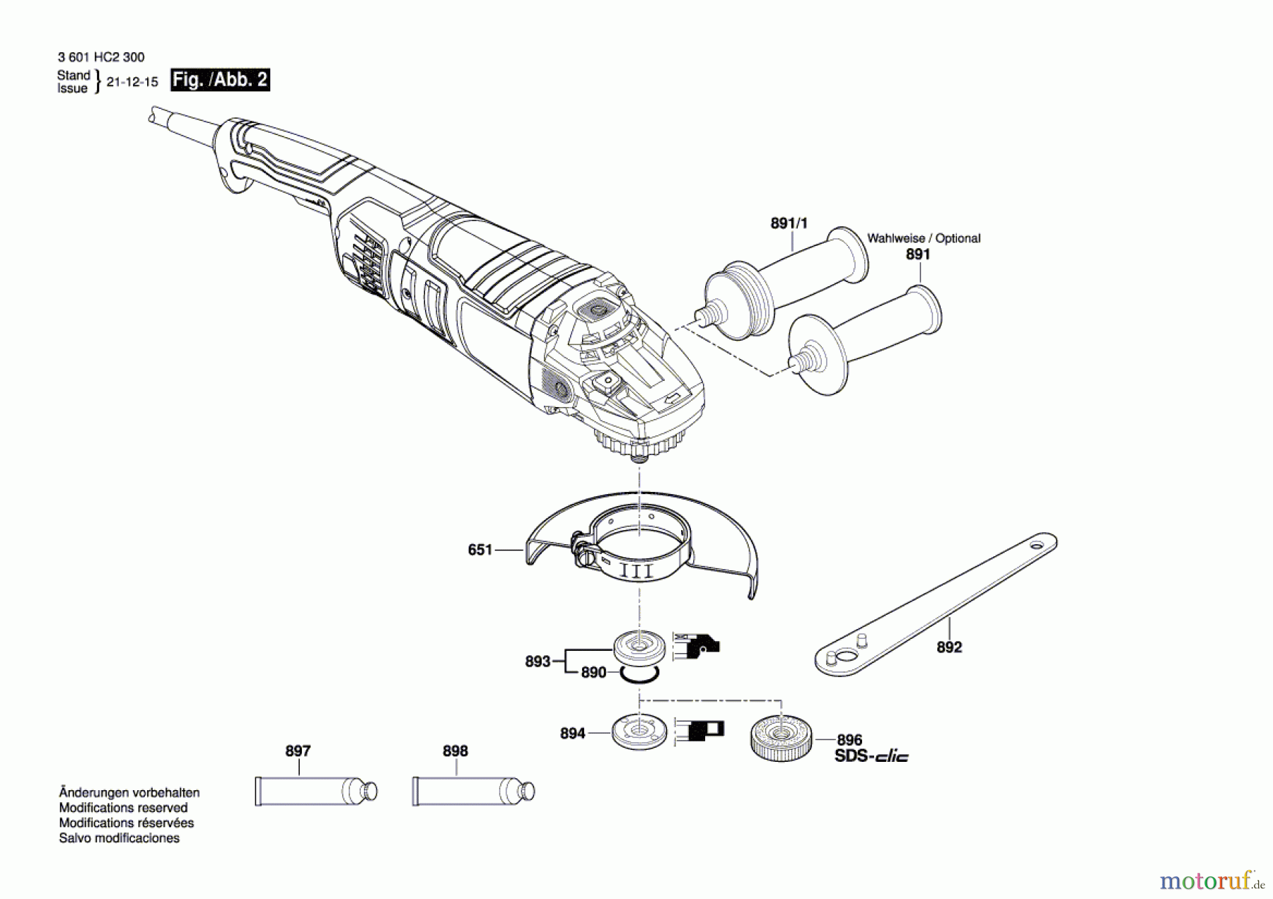  Bosch Werkzeug Winkelschleifer GWS 24-230 PZ Seite 2