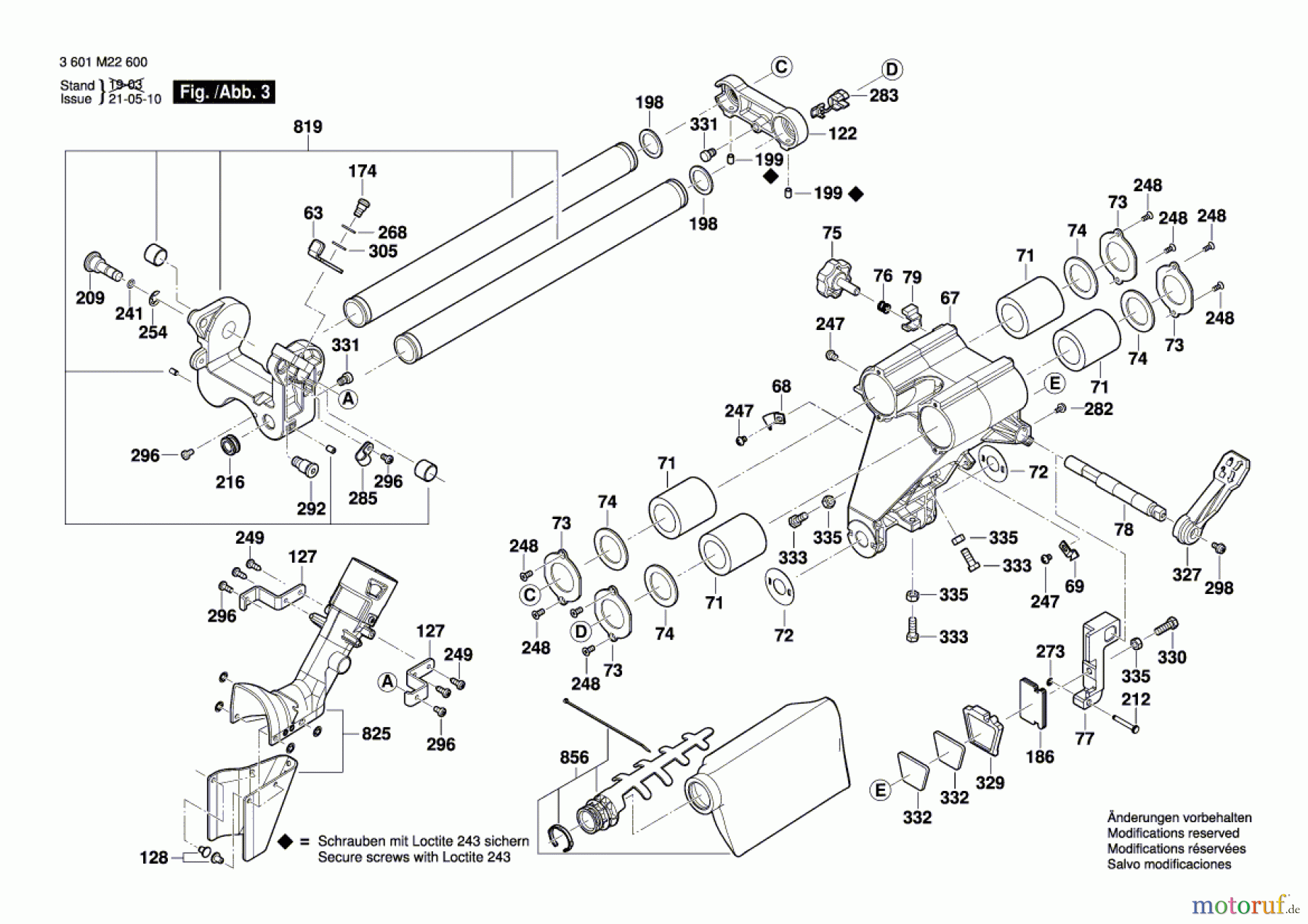  Bosch Werkzeug Kapp-/Gehrungssäge GCM 350-254 Seite 3