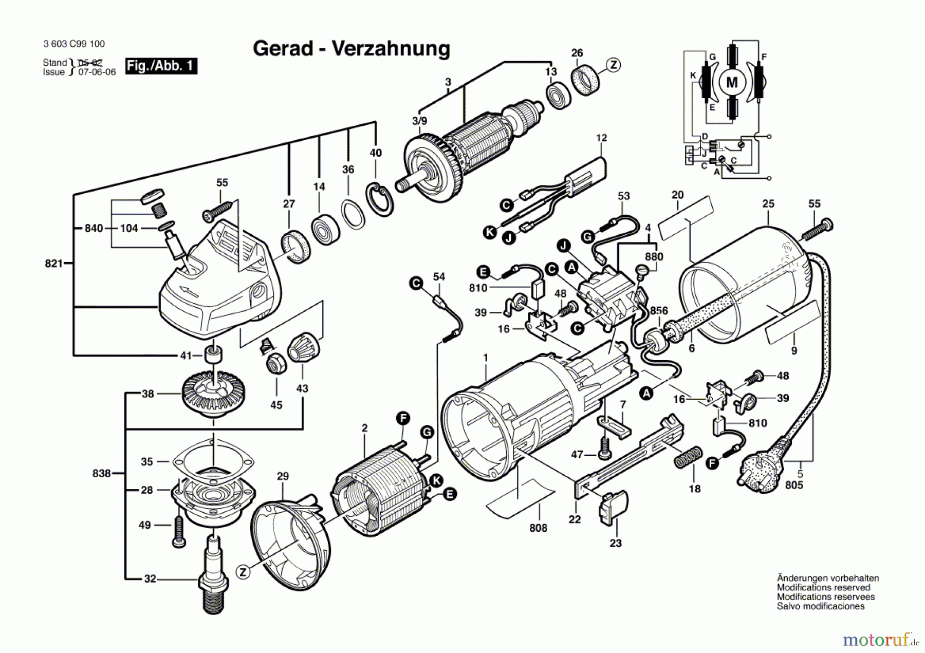  Bosch Werkzeug Winkelschleifer PWS 700 Seite 1
