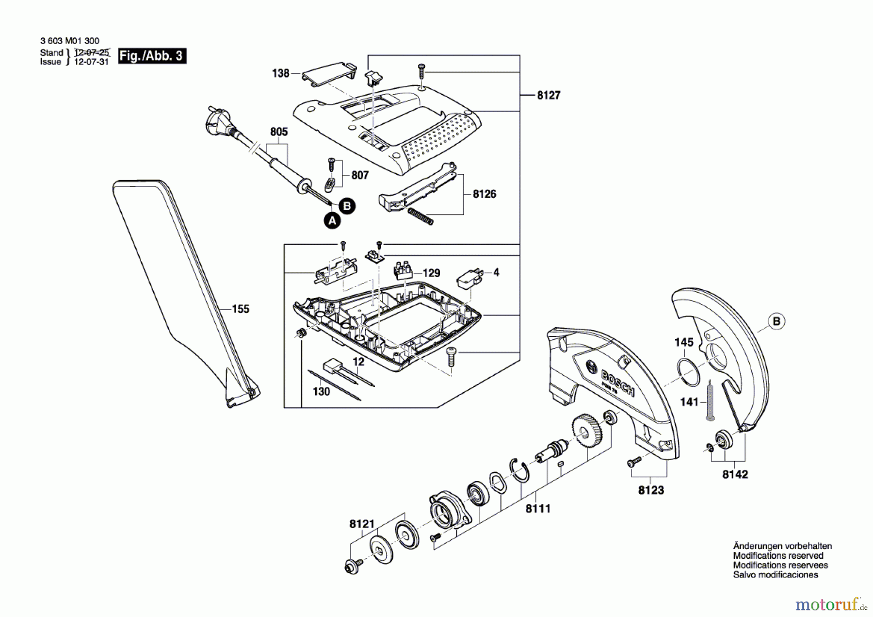  Bosch Werkzeug Kapp-/Gehrungssäge PCM 7S Seite 3