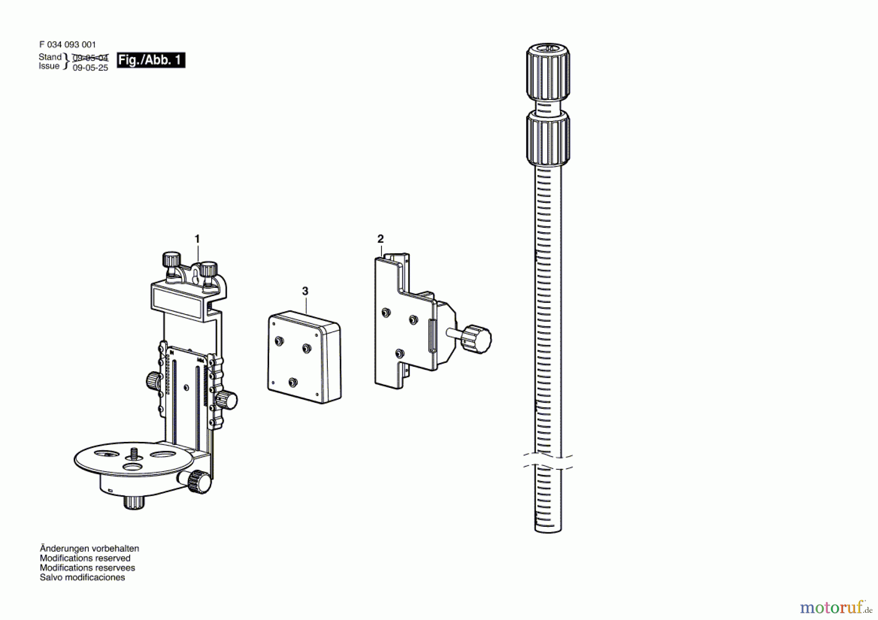  Bosch Werkzeug Laserstab LP12-UM Seite 1