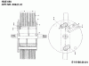 MTD Accèssoires Broyeur HAE 650 pour 550-750 00621.01 (1992) Pièces détachées Porte-lames avec lames