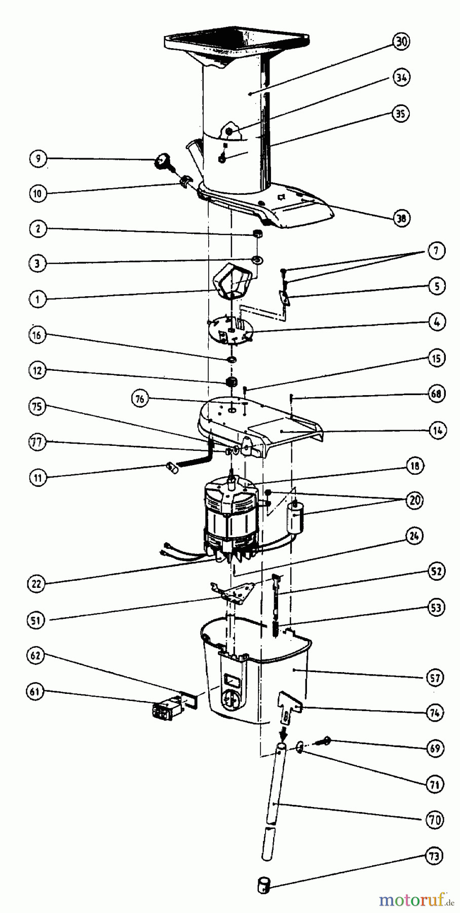  MTD Chipper 115 E 24A-711G678  (2000) Basic machine