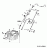 MTD B 40 18BBL5P-678 (1999) Listas de piezas de repuesto y dibujos Grass box, Handle