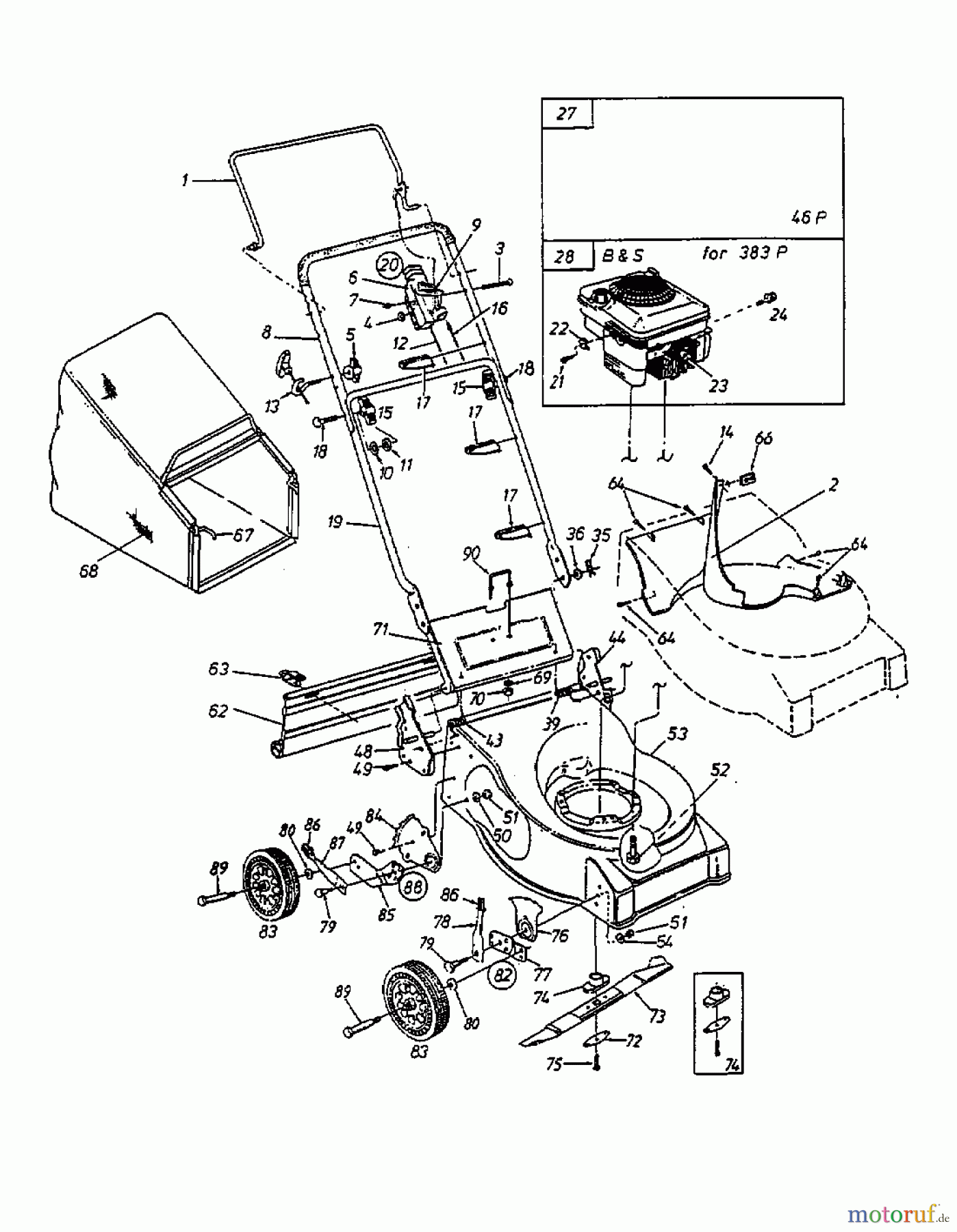  Golf Petrol mower IRON 11A-661A648  (1999) Basic machine