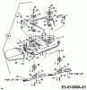 Bauhaus Gardol 10.5/81 135B453D646 (1995) Pièces détachées Plateau de coupe D (32"/81cm)