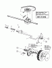 Yard-Man YM 5521 A 12A-Q38X643 (2000) Spareparts Gearbox, Wheels
