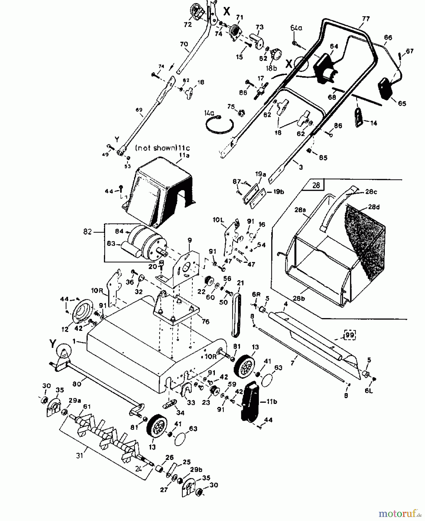  Fleurelle Scarificateur électrique V 41 EL 16AEM0G-619  (2000) Machine de base