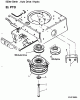 MTD untill 2011 SN 155 H 13BP518N670 (2003) Listas de piezas de repuesto y dibujos Electric clutch, Engine pulley