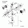 MTD SP 53 GHW 12A-568C678 (2002) Listas de piezas de repuesto y dibujos Gearbox