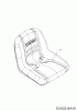 Troy-Bilt Mustang XP 50 17WF2ACP066 (2011) Pièces détachées Siège
