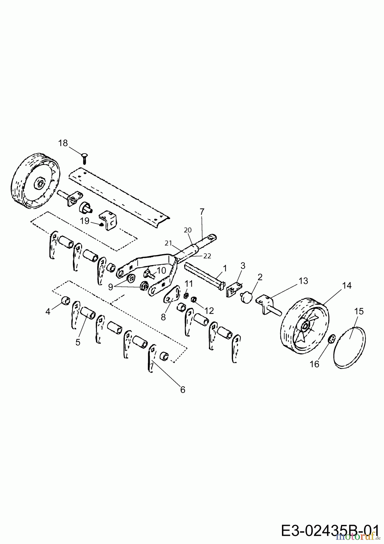  Wolf-Garten  multi-star® - Soins pelouse UR-M 3 (Scarificateur) 3547000  (2003) Machine de base