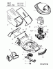 MTD 46 E 18A-J1G-600 (2005) Listas de piezas de repuesto y dibujos Electric motor, Grass bag, Blade