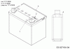 MTD Rasentrac 107 H 13AT793G626 (2009) Pièces détachées Batterie jusqu`au 17.11.2008