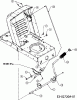 Oleo-Mac Polo 108/15.5 H 13AM799G636 (2006) Listas de piezas de repuesto y dibujos Speed control, Pedals