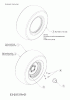 Cub Cadet 4x4 Cubstyle 37AP466D603 (2007) Pièces détachées Roues avant 25x10-12