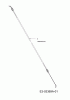 Troy-Bilt TB 6553 HWM 12AD568G609 (2007) Pièces détachées Cable de frein